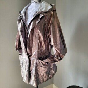 Michael Tyler  Metallic Bronzed  Jacket Wind Breaker Size Medium